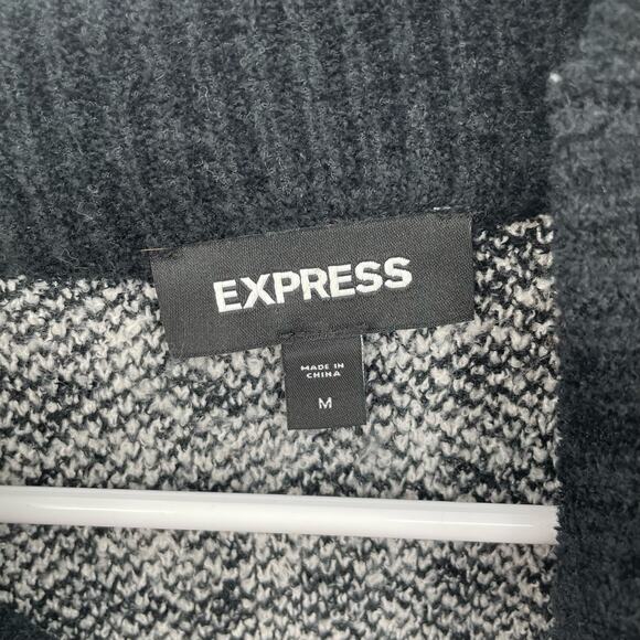 Express Women's Long Sleeve Sweater‎ Dress, Houndstooth, Sz. M - Picture 6 of 12